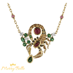 Pendentif "Scorpion" pour fille